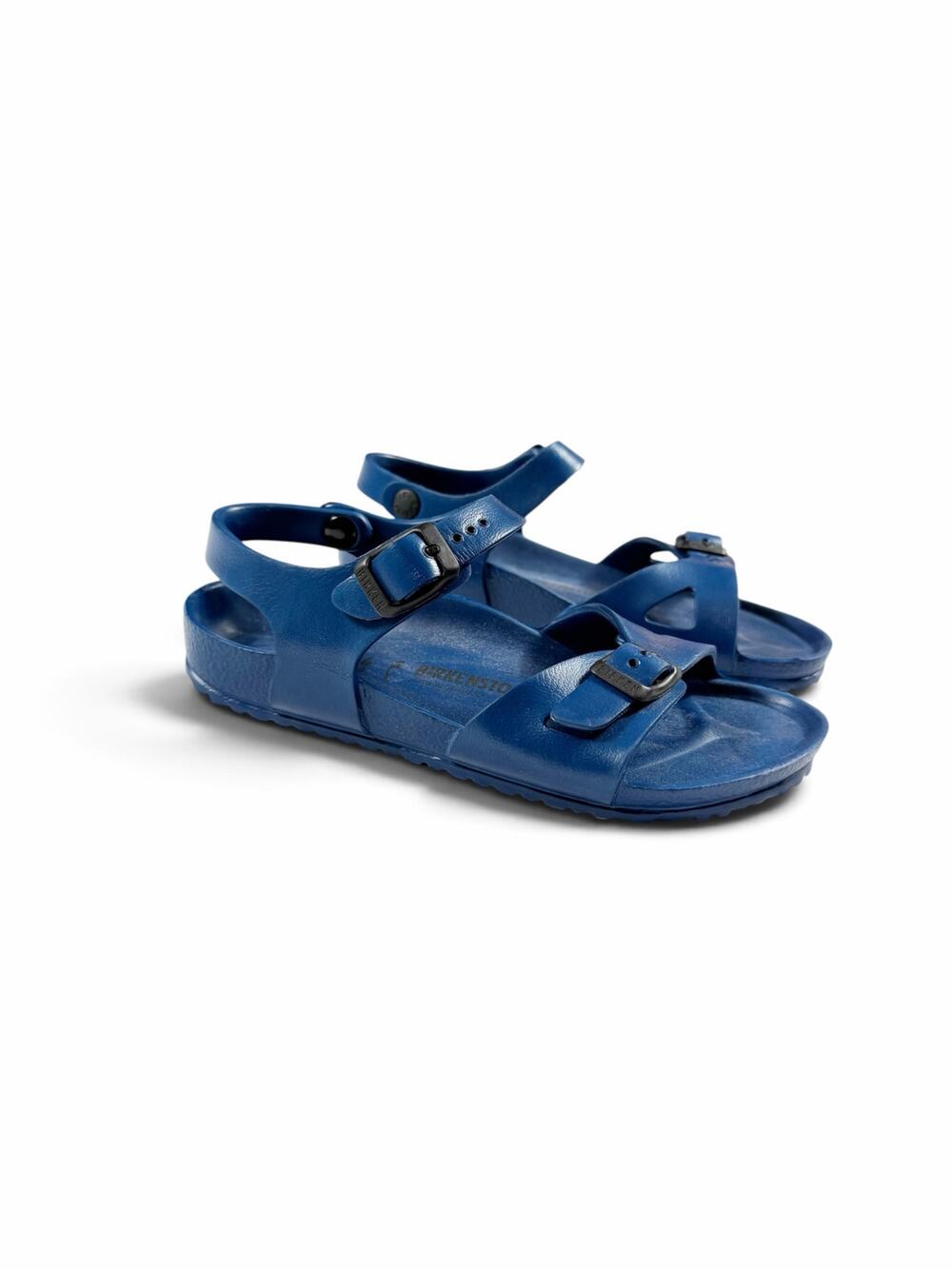Birkenstock Rio Kids EVA Blue Backstrap Sandals EU 34 US 3-3.5